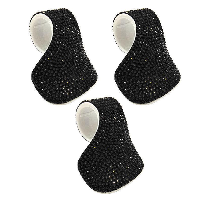 블랙 컬러 다이아몬드 [손에 편안함] - [3개 팩] 80%의 사람들이 구매