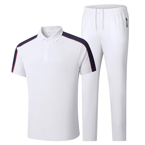 Chinese Team Summer Sports Short-Sleeved T-Shirt Martial Arts Referee Coach Polo Shirt Sports Student Training Uniform Group Purchase Class Uniform