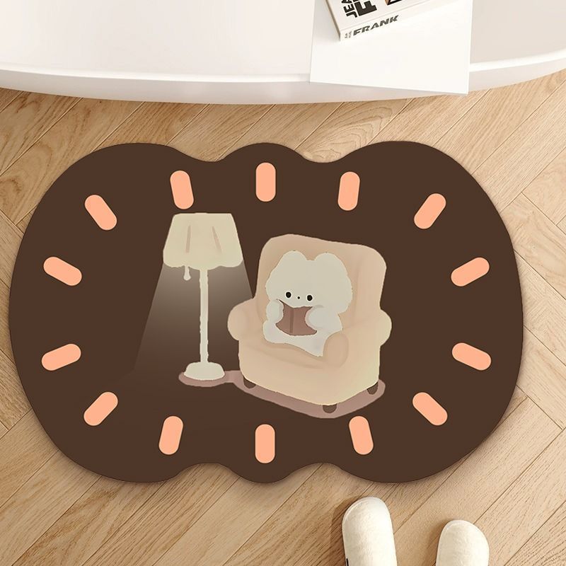 램프를 들고 책을 읽는 곰