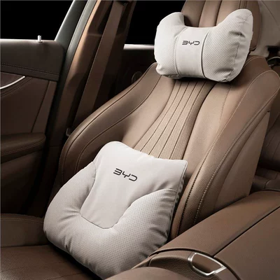 Headrest, Qin Plus Seat Lumbar Support - byd-headrest-lumbar-support-off-white-standard