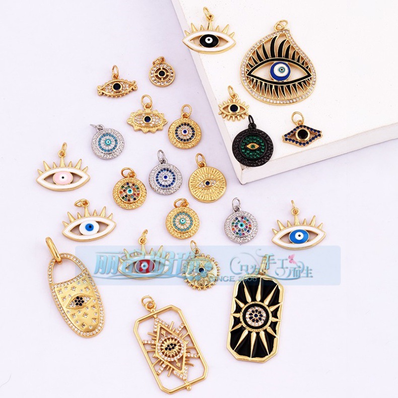 3g Weight Pendant Jewelry Making Type 13*19mm, 15*14mm, 16 * 16mm Jewelry Making Size December Birthstone Turquoise, Zircon Inlay Material DIY Jewelry Accessories Classification 1 Piece Quantity Copper Material Devil's Eye, Heart Shape Pattern Plating, Inlay Design Simple Style, IG Style Style 1 Piece 13*19mm 15*14mm 16 * 16mm Copper Turquoise Zircon Devil's Eye Heart Shape Pendant 5