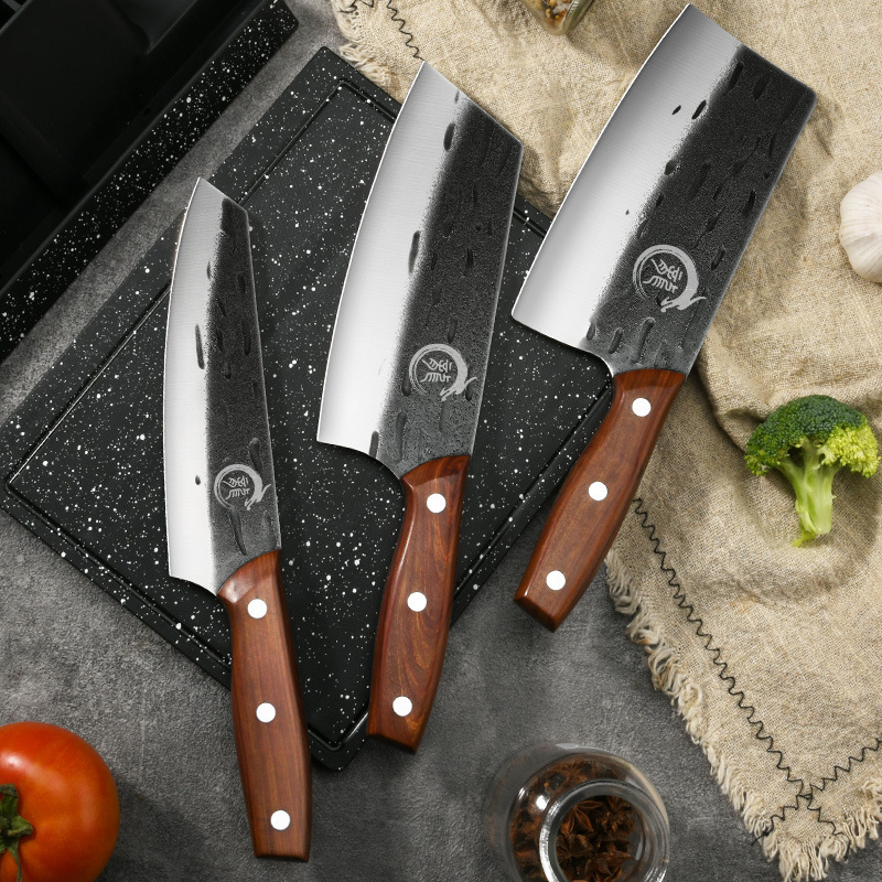 Kit combinado de cuchillo de cocina forjado Longquan cuchillo de cocina cuchillo de hueso afilado cuchillo de corte de verduras doméstico otros