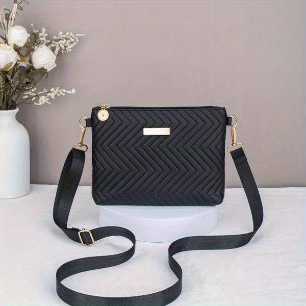 Wavy Pattern Elegant Long Wallet Iron Plush Ball Decorative Multi Card Handbag Women's Fashionable Bag New