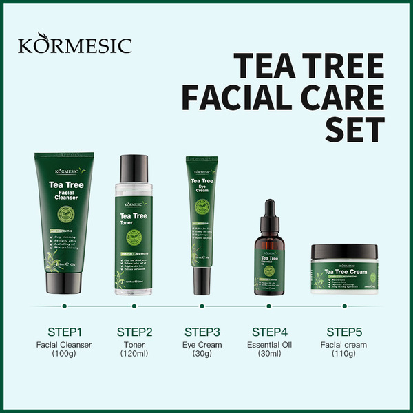 Cross-border KORMESIC Tea Tree Series Tea Tree Series facial care…