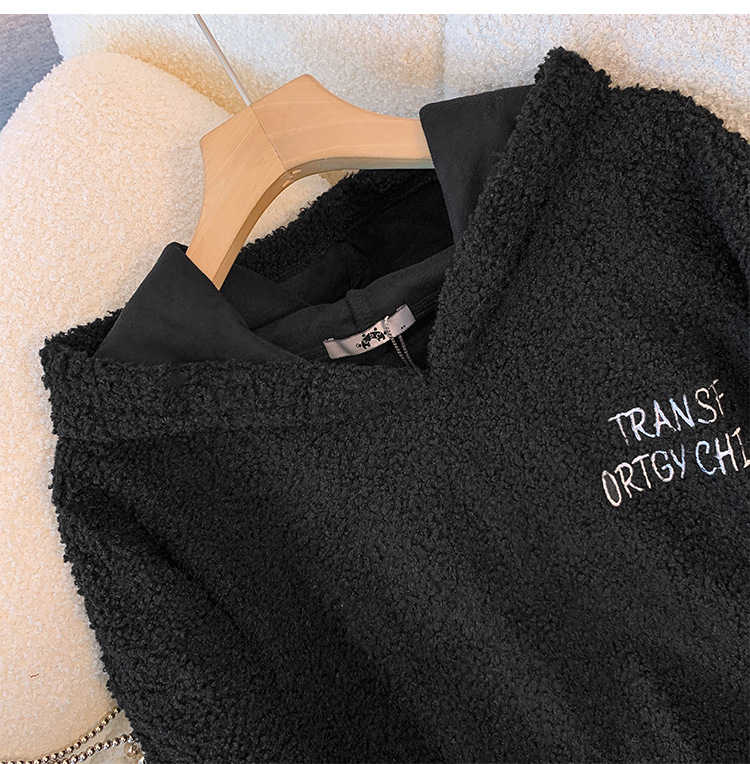 Damen Fleece Kapuzenpullover Jacke Für Herbst Und Winter_voghion.com