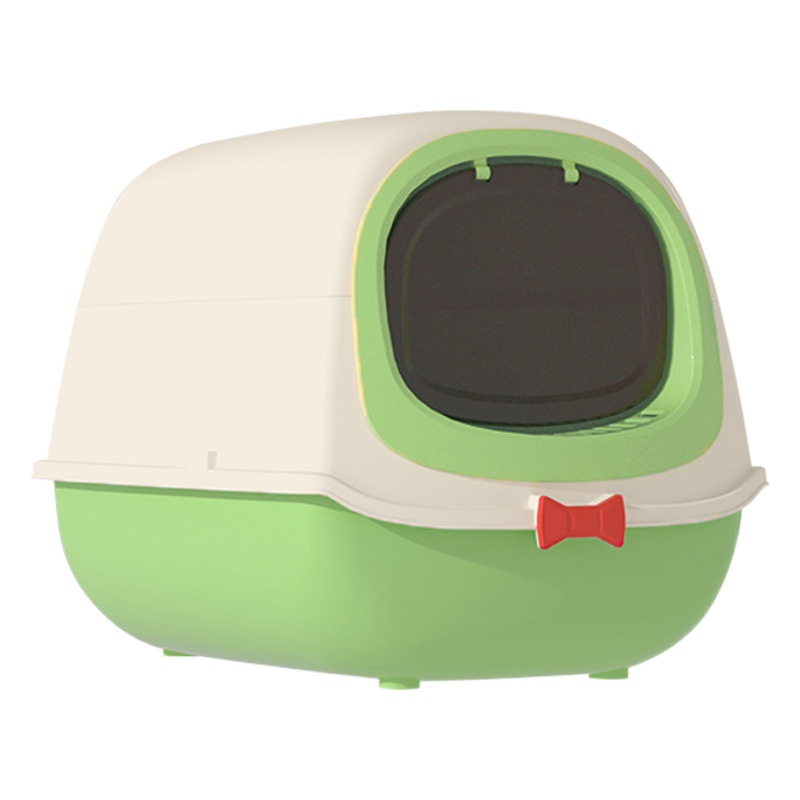 Extra grande completamente cerrado caja de arena para gatos de aspecto alto clamshell fácil de limpiar anti-Splash extraíble fabricante en stock pelo rápido