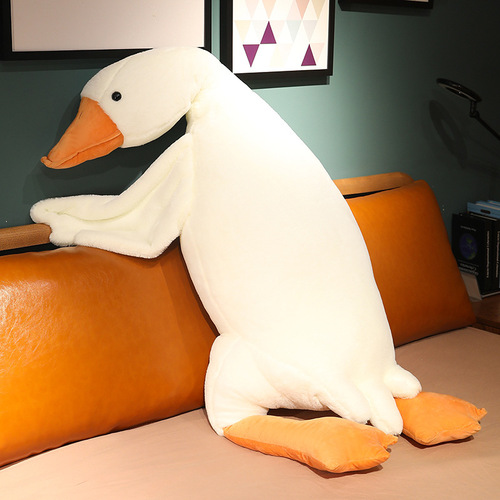 New Internet celebrity big white goose comfort toy doll creative sleeping plush pillow doll Valentine's Day gift