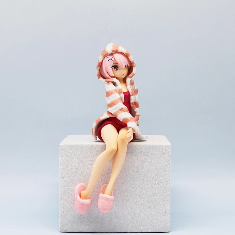 アニメフィギュア異世界生活ラムレム歯カップヌードルフィギュアモデル装飾品美少女二次元トレンディなおもちゃ|undefined