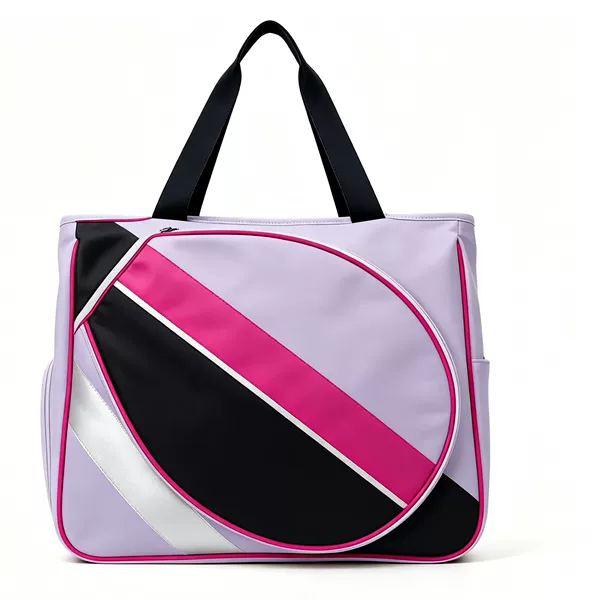 2026 new cross-border tennis bag, large capacity, single-shoulder badminton bag, pickleball bag, stylish design, with a separate shoe compartment