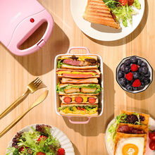 烤面包機三明治機輕食早餐機雙面加熱面包機吐司壓烤機華夫餅機