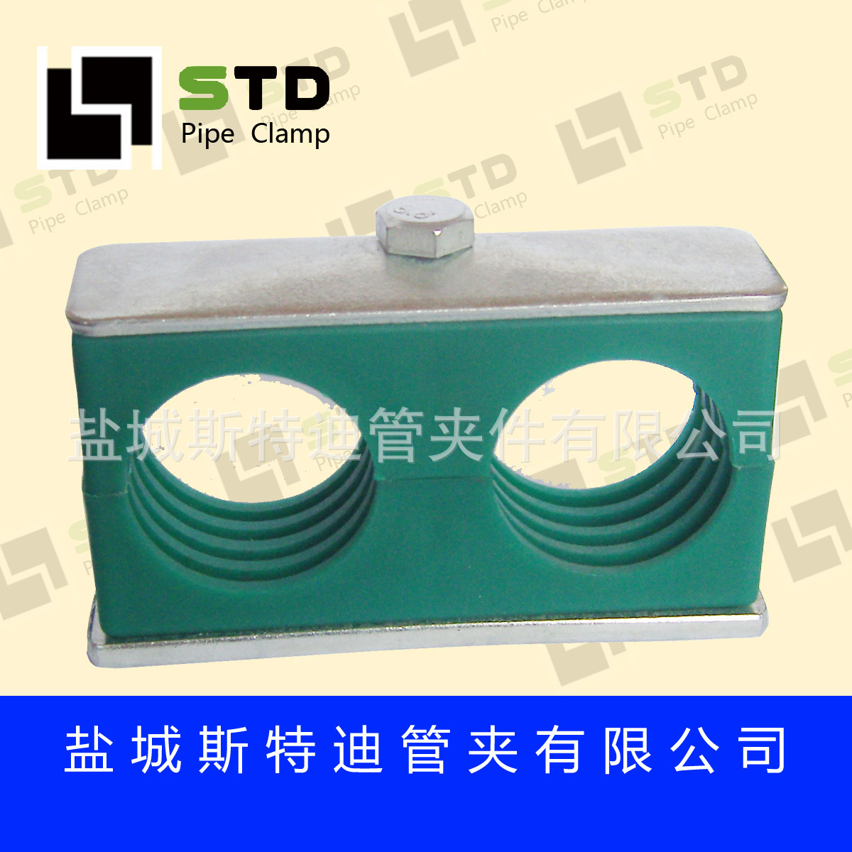 供应轻型双联双孔管夹，多孔管卡 JB/ZQ4008