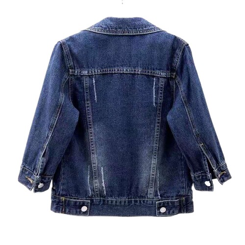 Women's Short Sleeve Denim Jacket - Spring and Autumn Season New Arrival, Korean Style, Fitted and Slimming, Open-Front Blazer, Versatile Top, In Stock