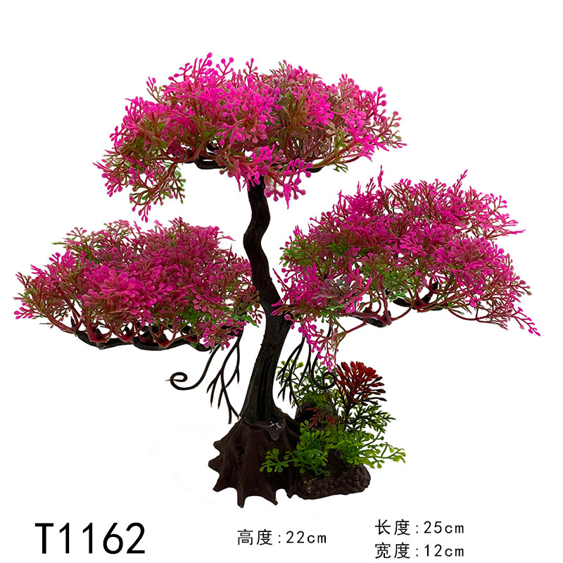 Landscape size tree ornaments fish tank simulation tree hotel supplies pendulum aquarium gardening office bonsai tree wholesale