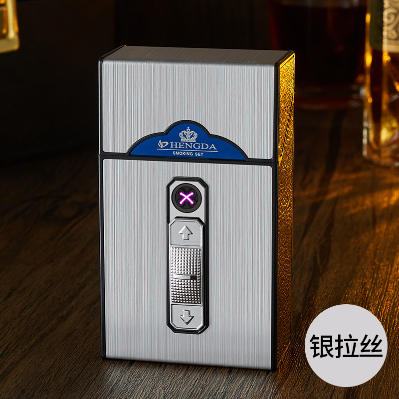 Hộp đựng thuốc lá hồ quang B06 (chải bạc)