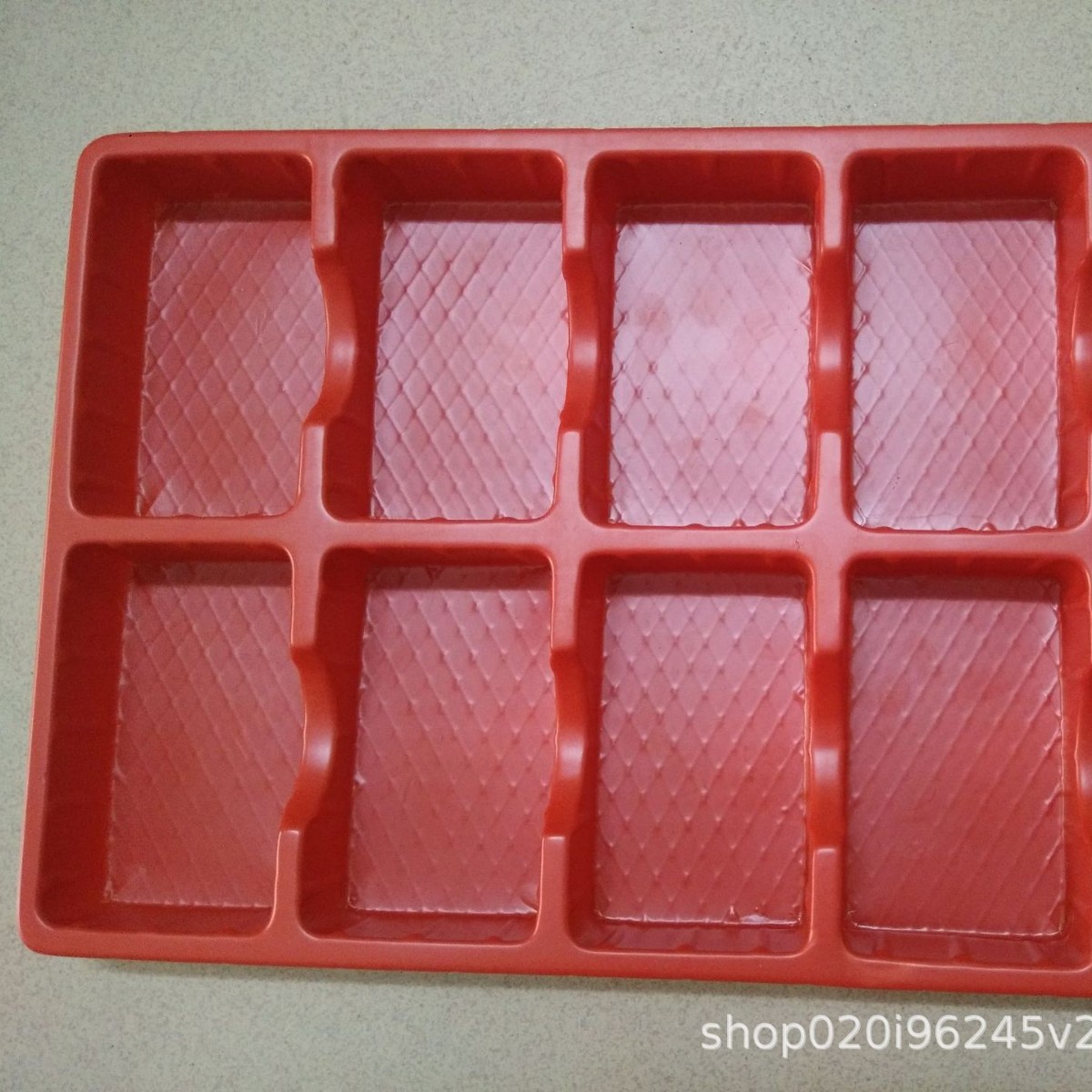 东莞厂家供应半导电吸塑托盘红色PS防静电托盘PCB板电路板吸塑盘