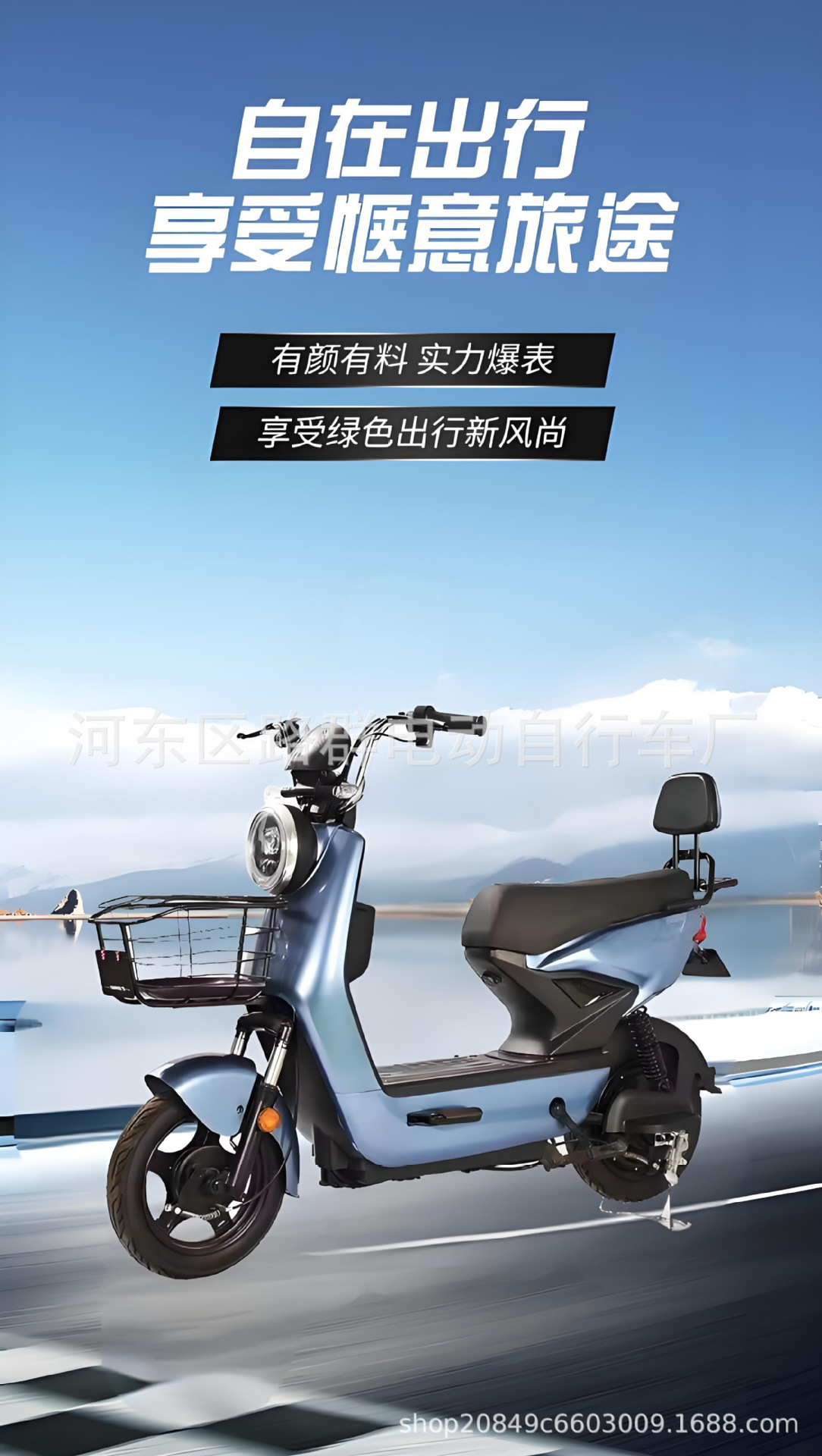 Factory Adult Electric Bicycle, Small Electric Motorcycle, Long-Distance Riding King, Mini Taxi, Electric Vehicle, Mini Portable