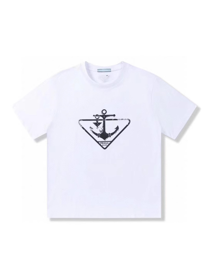Pula's Short-Sleeve T-Shirt Series Features a Collection of Metal Triangle Logos, Luxurious and Trendy Unisex T-Shirts, Exclusively Available for Cross-Border Sales