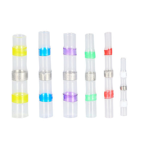 Pressureless solder ring heat shrink tube shielding wire intermediate protective waterproof connector solder ring tube, box mixed packing