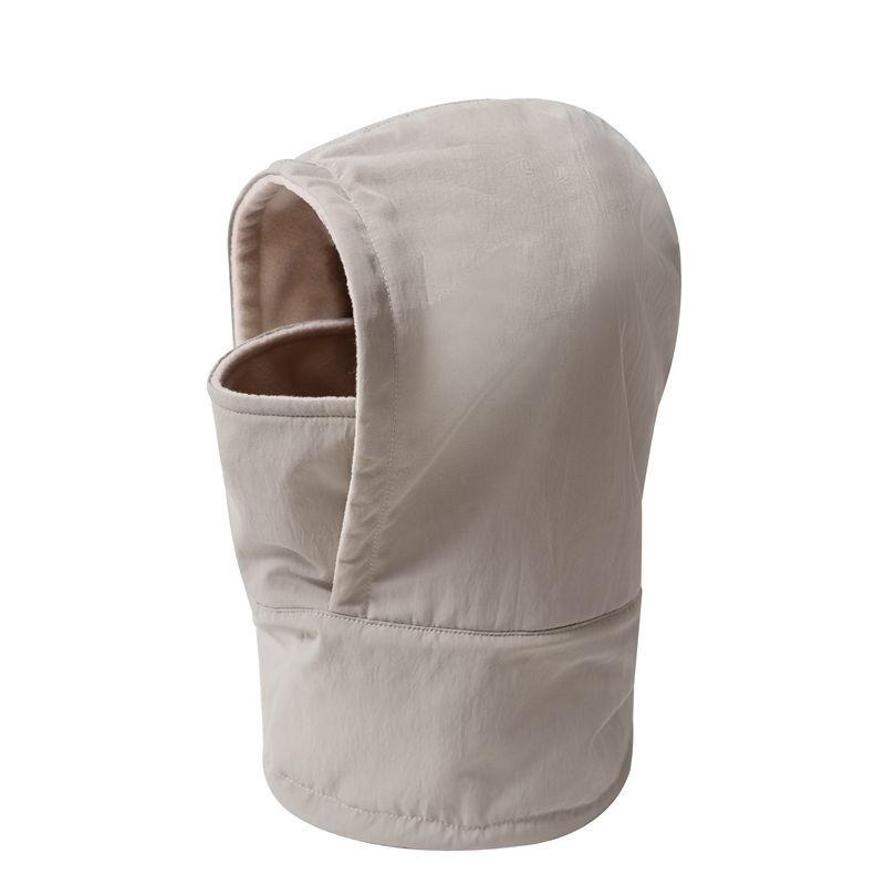 Caliente impermeable a prueba de viento Lei Feng sombrero Cuello de piel 2023 de invierno de las mujeres de esquí pullover Cap Otoño e Invierno forrado de lana engrosada