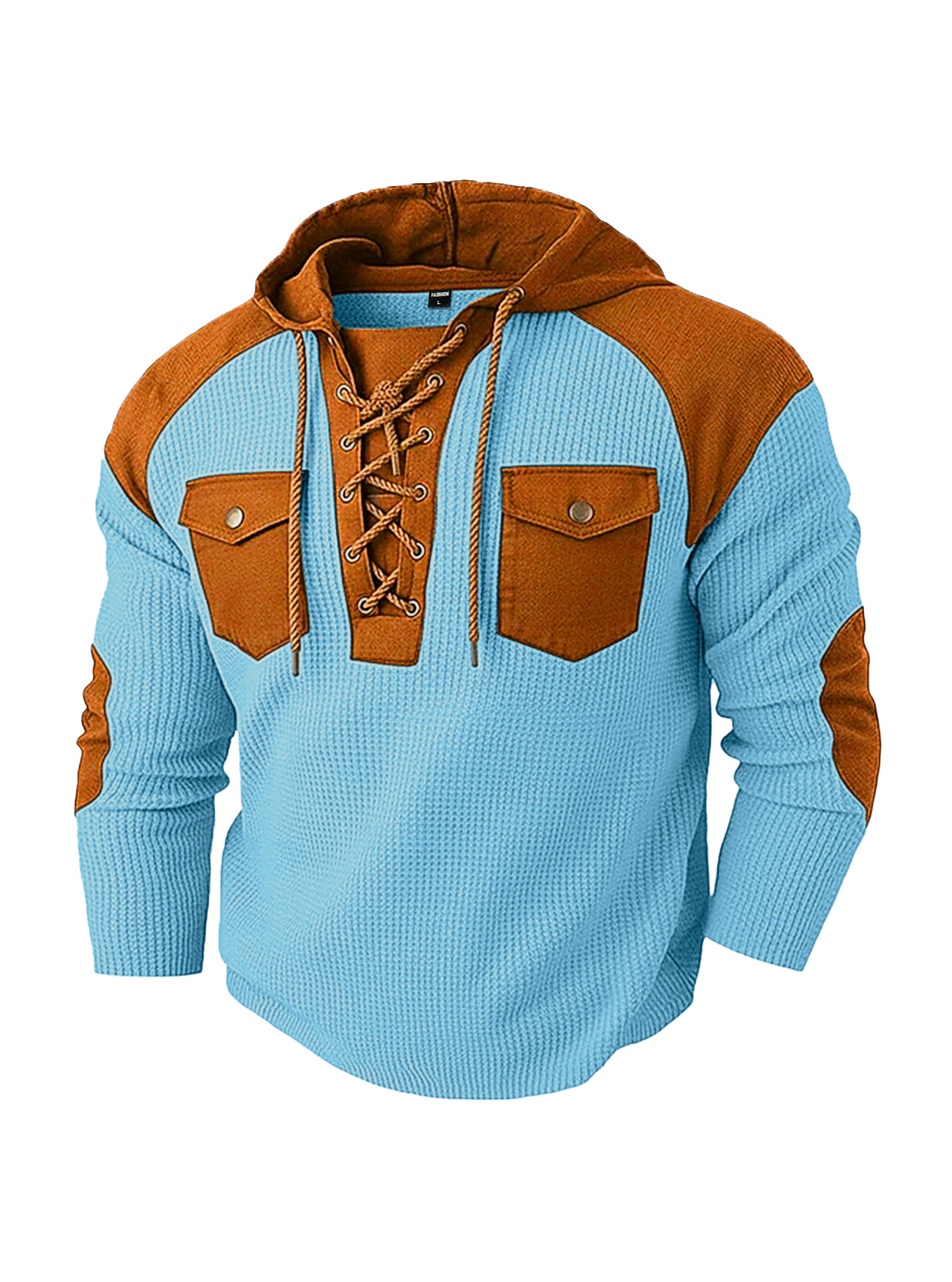 Nuevo transfronterizo Europa y América Amazon hombre nuevo primavera y otoño chaqueta encapuchada correa de bolsillo casual chaqueta de hombre