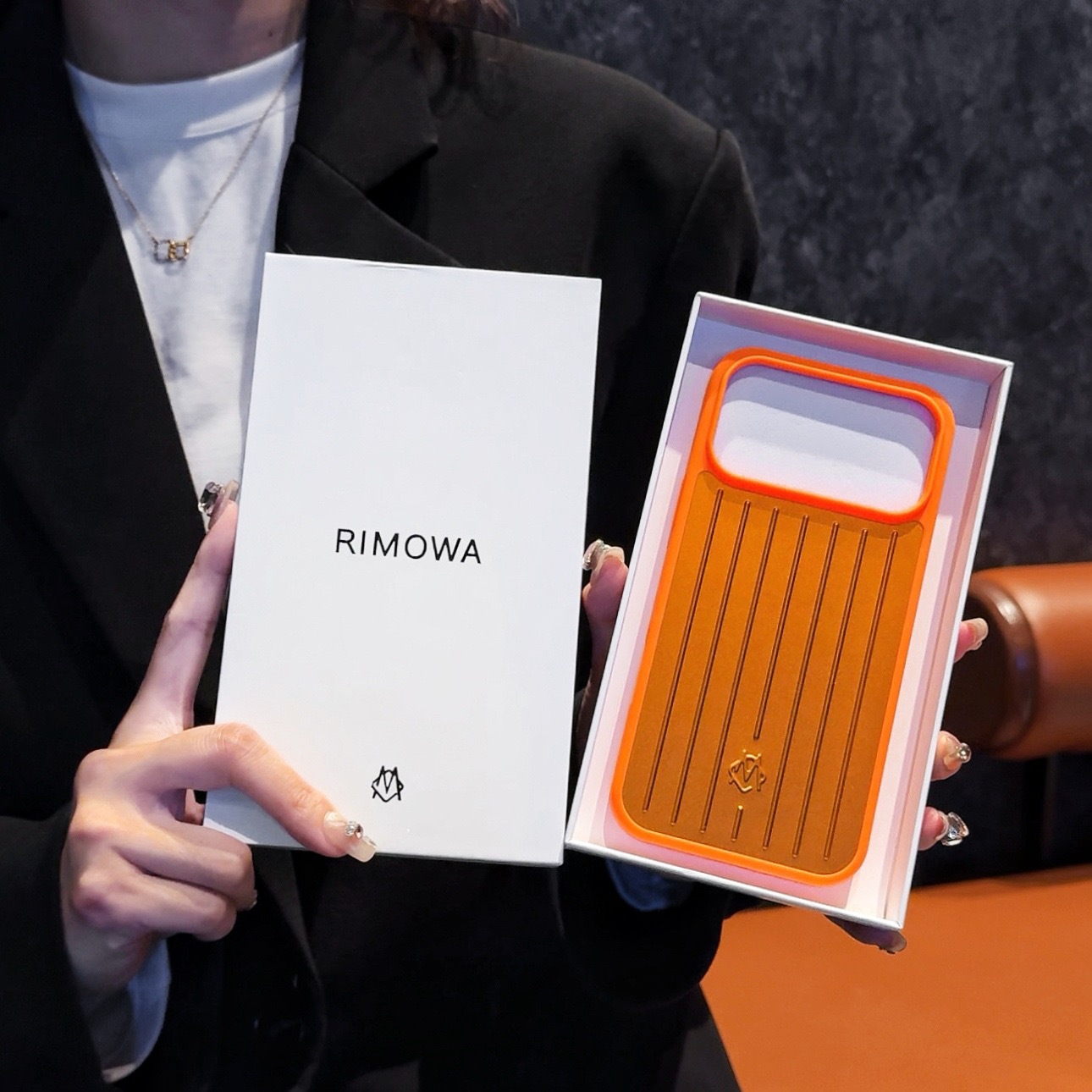 RIMOWA日默瓦磁吸手机壳适用iPhone17Pro/promax行李箱iPhone手机