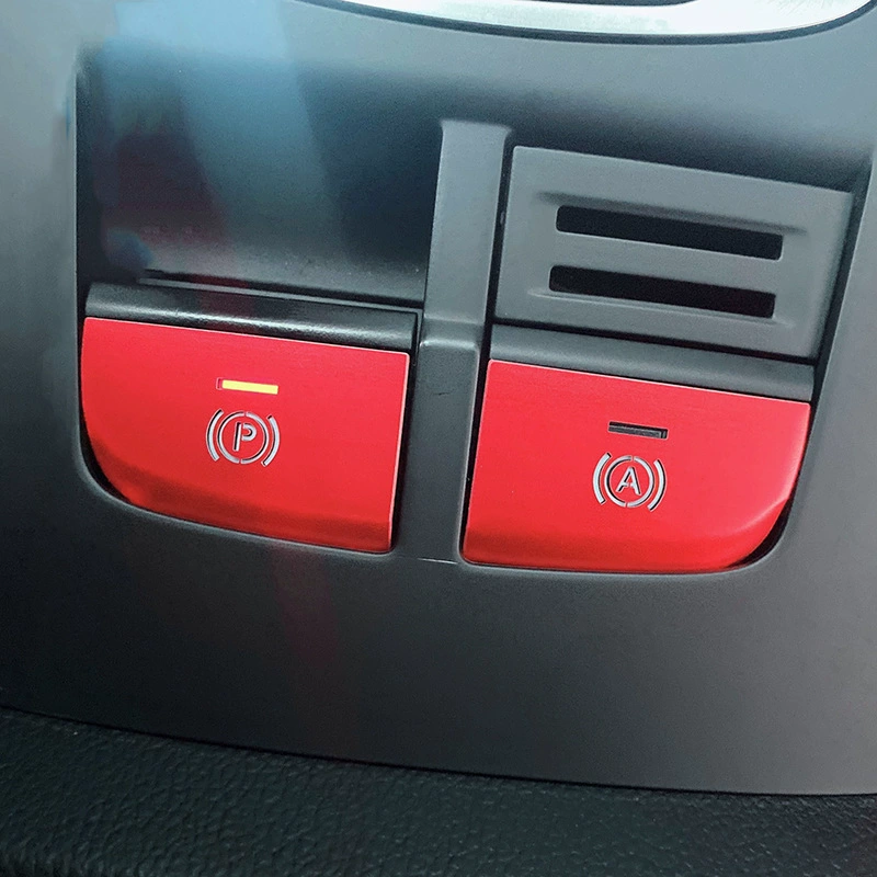 Подходит для Audi A3 центральный механизм управления дисплей декоративная наклейка Электронная Кнопка Ручного Тормоза Защитная крышка блесток модификация интерьера