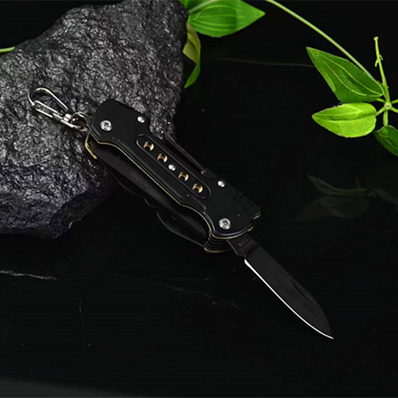 多功能户外折叠刀迷你防身小刀锋利随身军刀钥匙扣11开刀