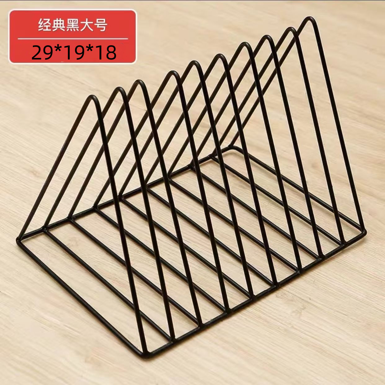 Estante de escritorio de almacenamiento en la mesa estante de hierro forjado triangular simple creativo nórdico estante de almacenamiento de libros