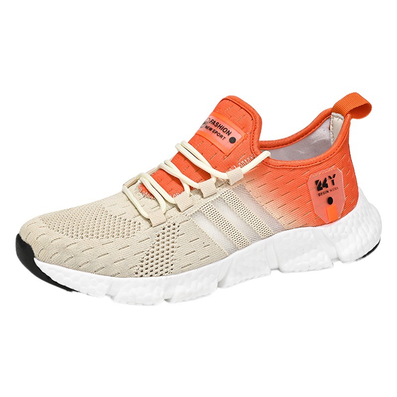 2023 Live Streaming palomitas de maíz inferior ligero deportes correr casual zapatos al aire libre zapatos de los hombres volando tejido Coco zapatos al por mayor