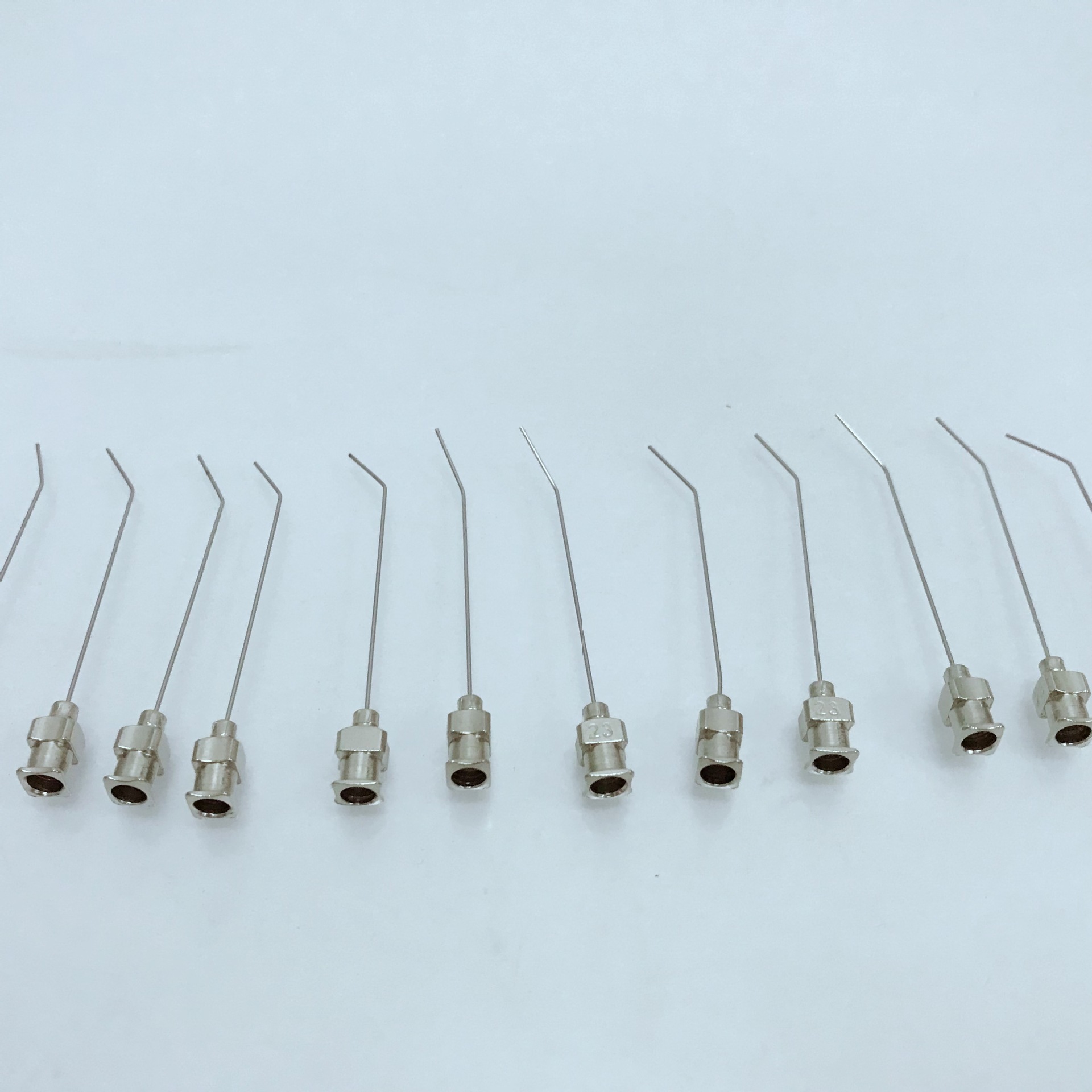 亚克力点胶机金属针头不锈钢针工业胶水平口滴胶针头管长50mm