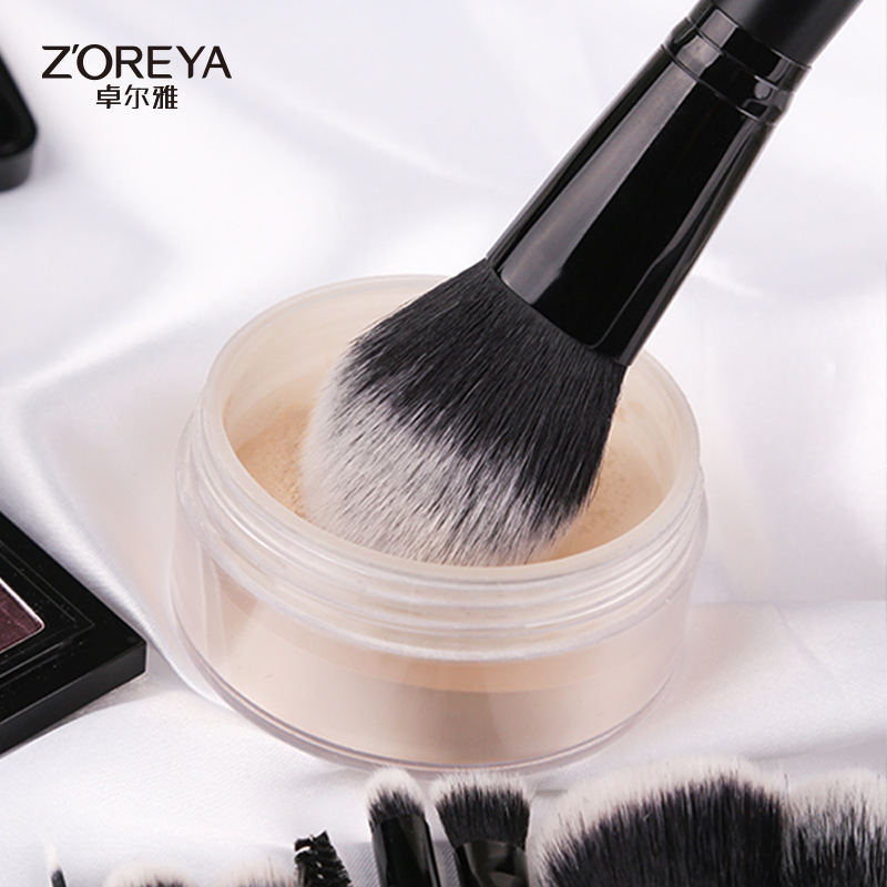 Zhuolya corrector transfronterizo cepillo herramientas de belleza sombra de ojos labio cepillo bolsa de almacenamiento conjunto completo maquillaje cepillo traje al por mayor