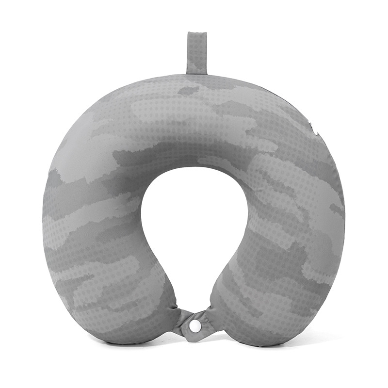 Verano helado sensación fría protección de cuello almohada en forma de U portátil almacenable memoria almohada de cuello de algodón almohada de avión almohada al por mayor existencias