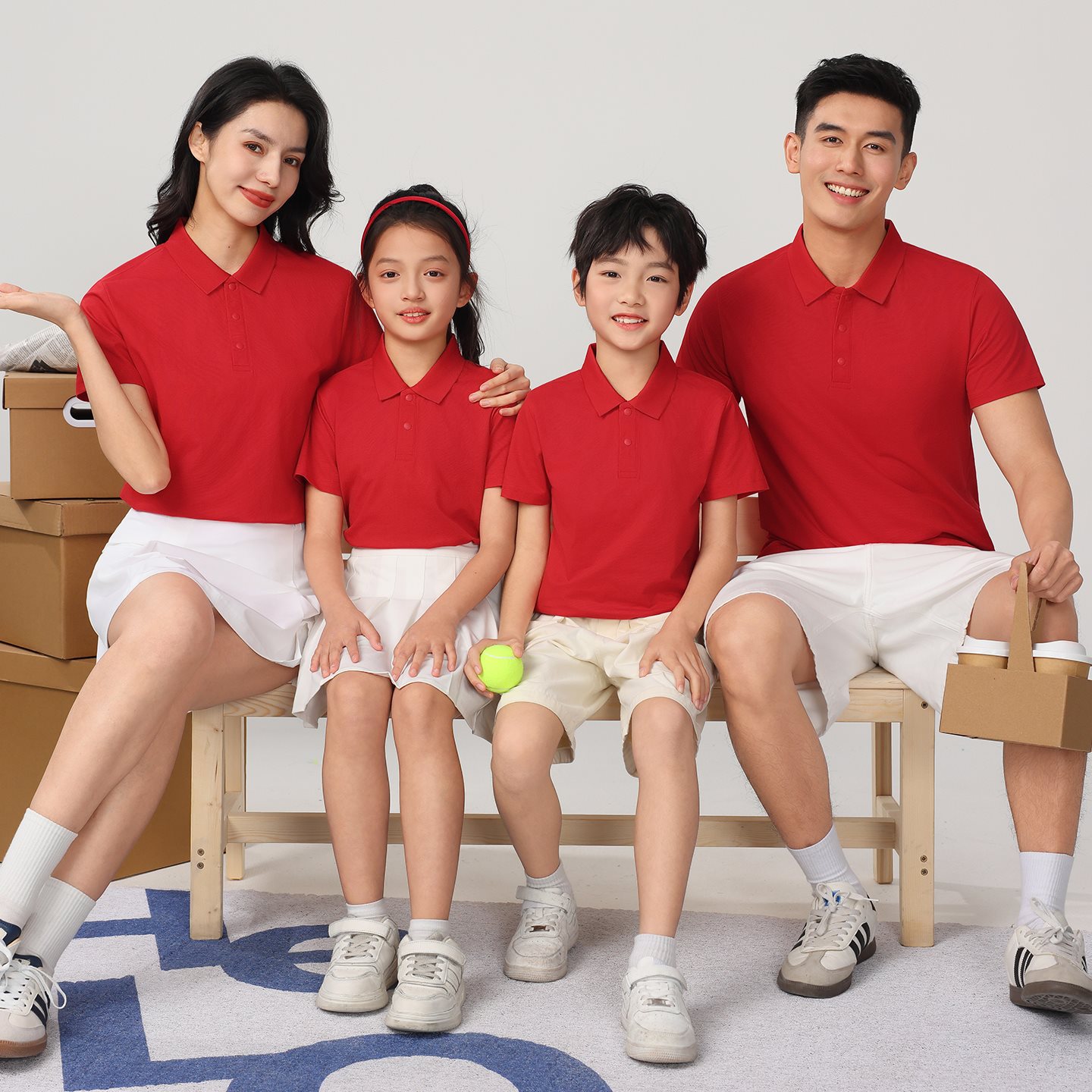 夏季儿童短袖百搭纯色衫上衣