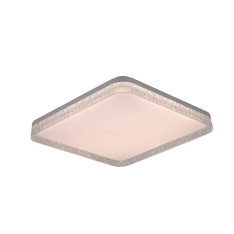 Lámpara de Techo de Cristal para Sala de Estar 578L de Hierro y Acrílico con LED