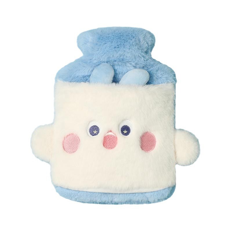 メーカー在庫ありかわいい漫画ぬいぐるみモンスターダブルハンドホットウォーターボトル冬厚みのある防爆水充填ベビーウォーマー|undefined