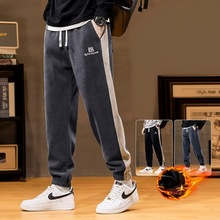 清仓捡漏干活穿的裤子耐磨耐脏上班工装束脚灯芯绒男士休闲运动裤