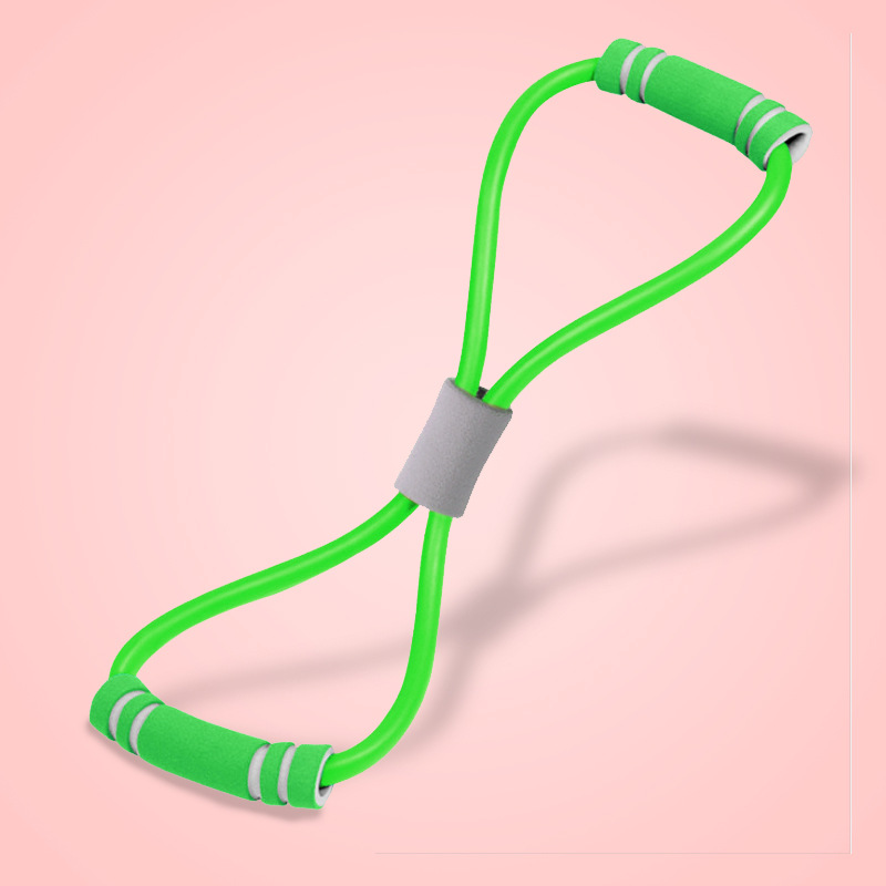 Dispositivo de tensión de 8 palabras en casa fitness banda elástica equipo de yoga hombro abierto femenino belleza espalda artefacto Dispositivo de estiramiento cuerda delgada