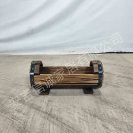 安吉信诚户外花园阳台可移动鼓桶种植盆庭院休闲小型花草种植盆