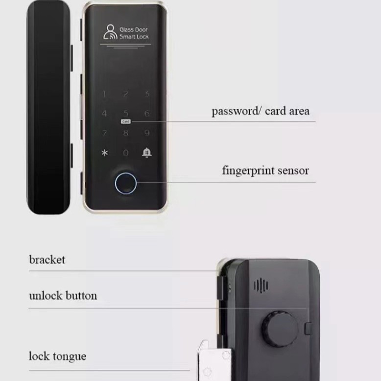 Стеклянный замок, смарт-карты, Bluetooth