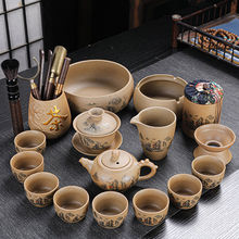 功夫茶具套装整套家用客厅瓷防烫茶壶懒人冲茶器茶盘