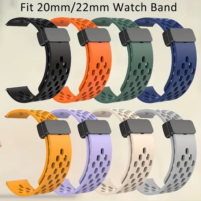 Suitable for Huawei Watch4 Watch Strap Gt3 Breathable Magnetic Silicone 2Pro New Buds Sports Glory Summer