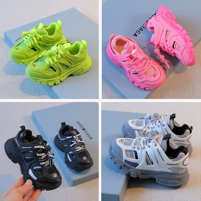 Детская обувь для девочек спортивная обувь 2025 весна и осень новая детская обувь обувь для мальчиков повседневная модная обувь папы