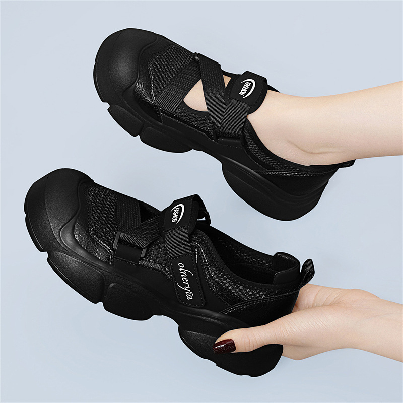 JST 7182 gót đen cao 4cm