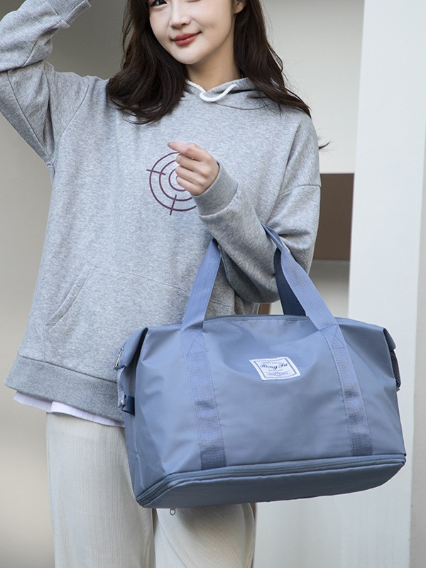 Bolsa de viaje de corta distancia al por mayor transfronteriza bolsa de entrenamiento de separación seca y húmeda para mujer nueva bolsa de fitness de yoga de ocio de gran capacidad