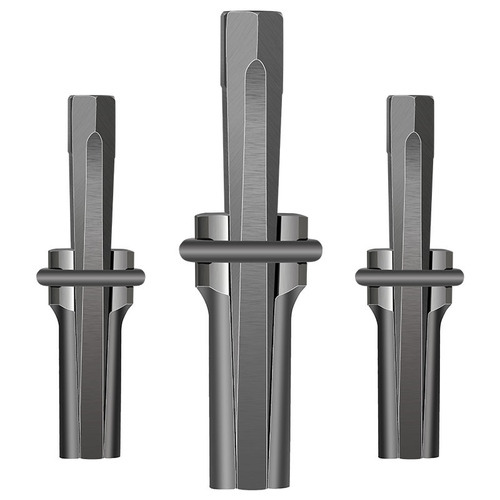 Stone splitter wedge iron stone opener quarrying tool chisel electric hammer diamond head stone opener three-in-one chisel quarrying wedge