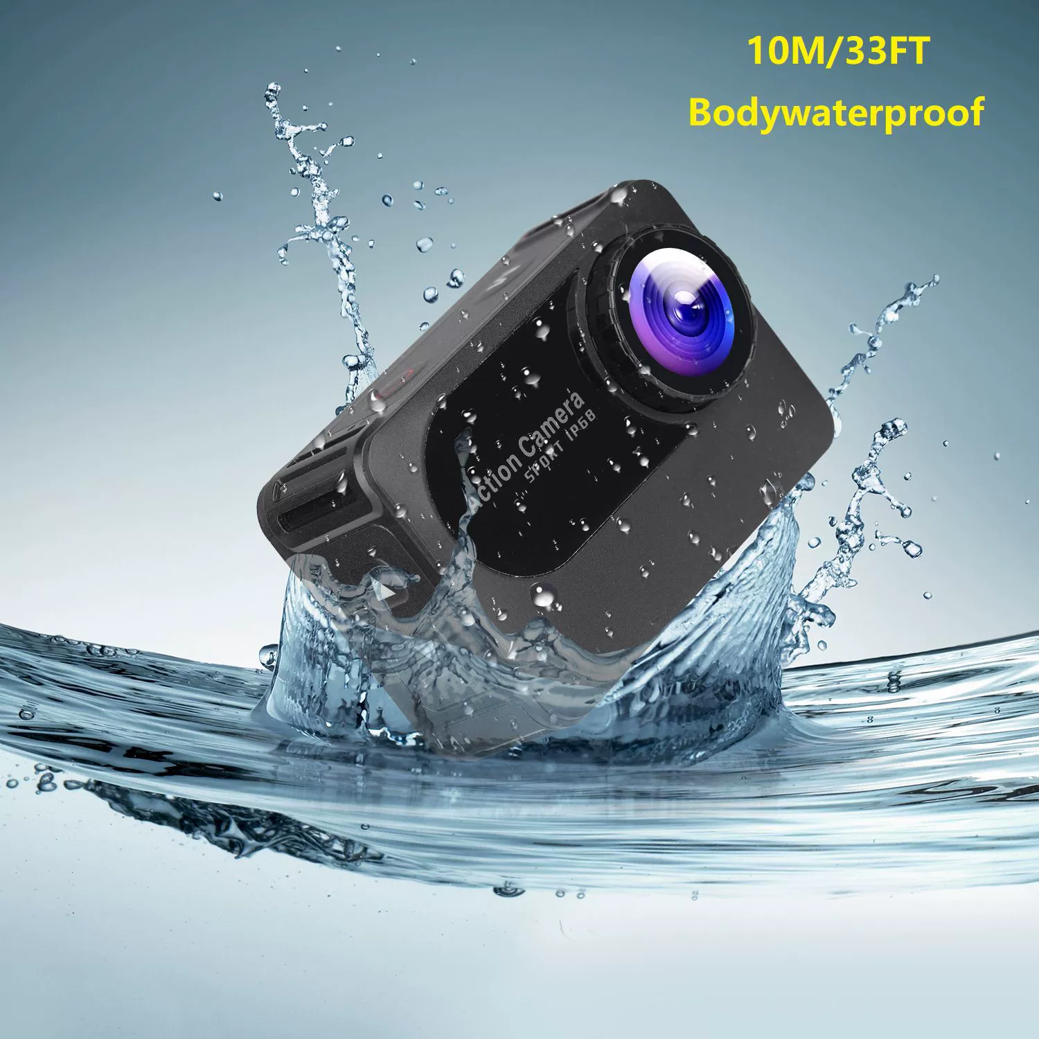 Заводская индивидуальная спортивная камера 4K60, корпусная, водонепроницаемая, интеллектуальная, высокоразрешающая, наружная, антишок, DV камера