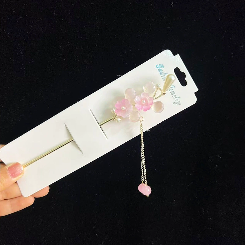Hairpin Hanfu заколка для волос, орхидея цветочный декоративный аксессуар для волос, простая элегантная китайская стиль