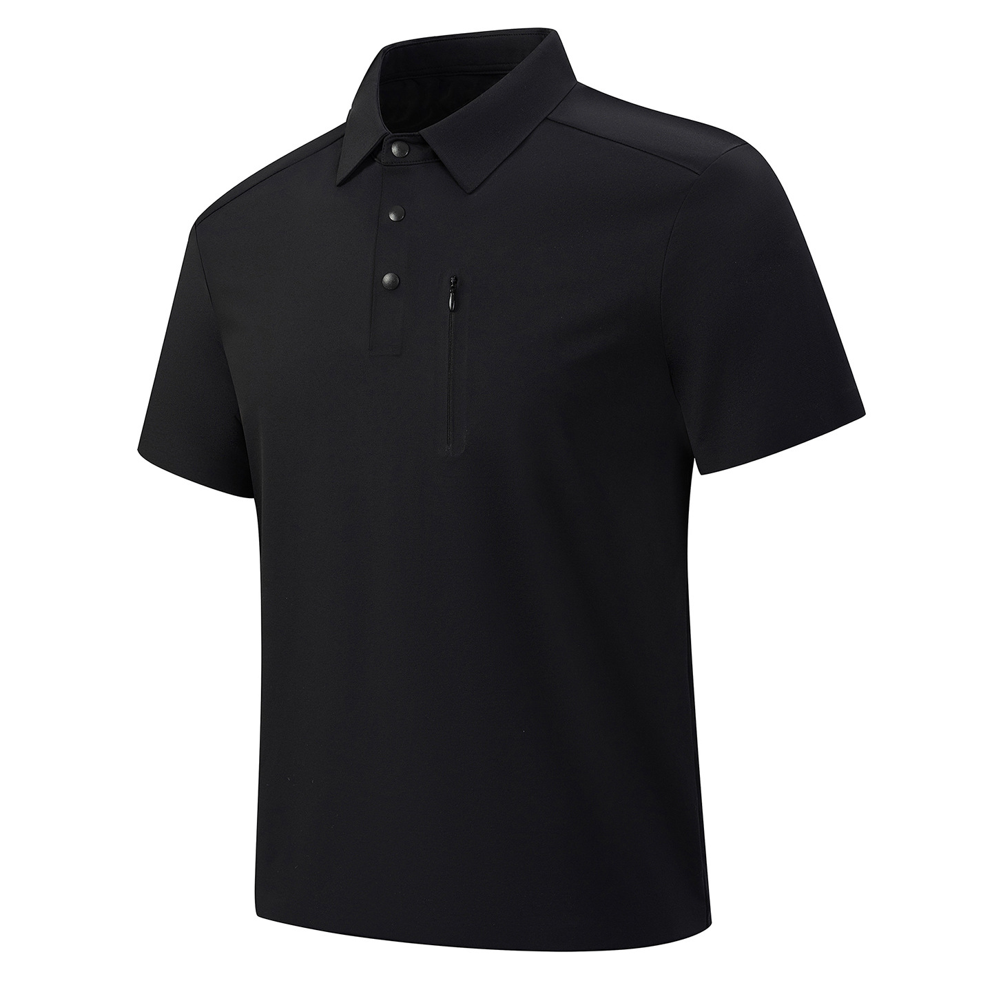 New Style Polo Shirt with Collar, Men's Turn-Down Collar with Pocket, Quick-Dry Short-Sleeve T-Shirt, Summer Thin Style with Collar, Casual Men's Wear New Style Polo Shirt with Collar, Men's Turn-Down Collar with Pocket, Quick-Dry Short-Sleeve T-Shirt, Summer Thin Style with Collar, Casual Men's Wear