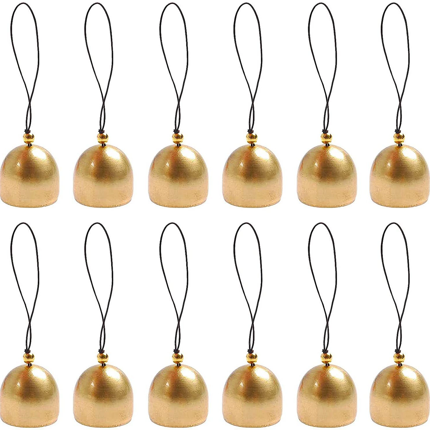 Чистый медный колокольчик и аксессуары с молотком колокольчик металлический маленький бронзовый колокольчик колокольчик DIY материал Рождественский колокольчик противоугонный колокольчик