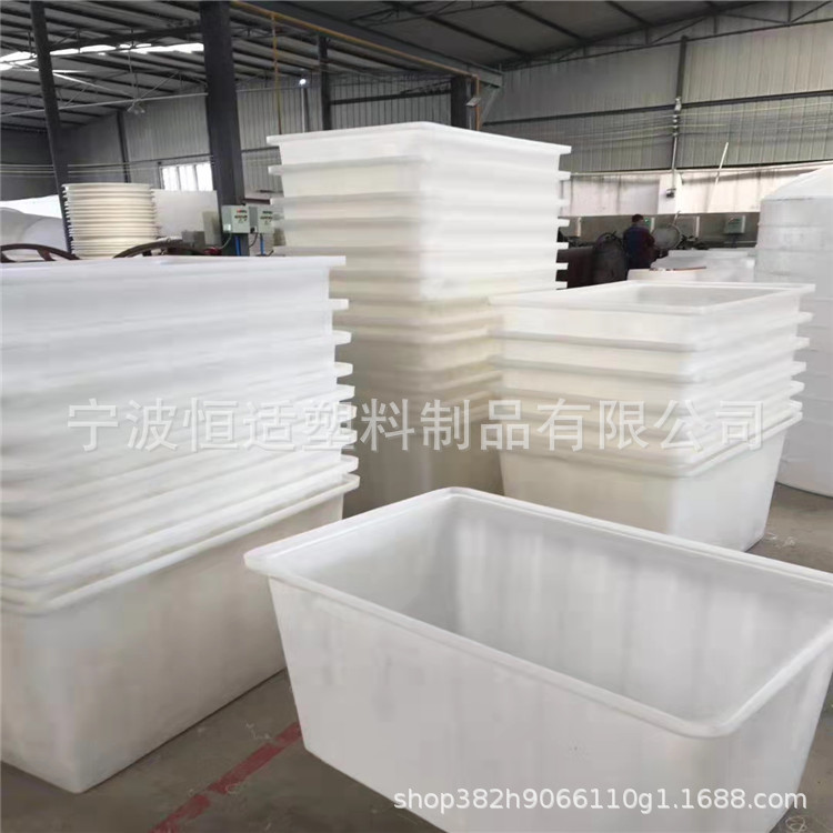 滚塑PE方形布车桶 染整后塑料方桶 推车方桶K-800L方形桶批发